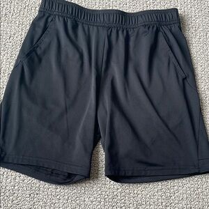 All in Motion Black Athletic Shorts with Elastic Waistband